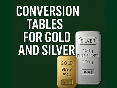 Conversion Tables for Gold and Silver